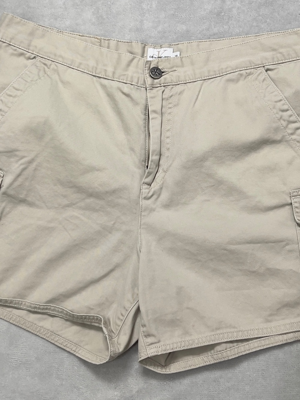 Calvin Klein Khaki Cargo Shorts